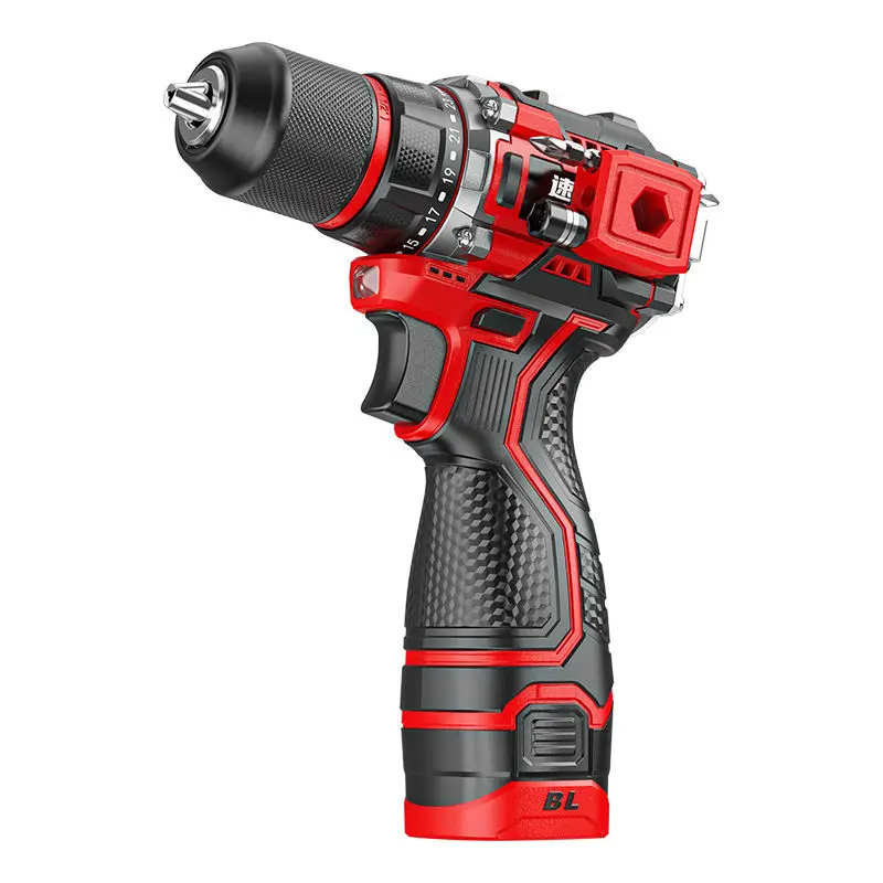 Power Tools Ingco - Perceuse électrique sans balais, perceuse à