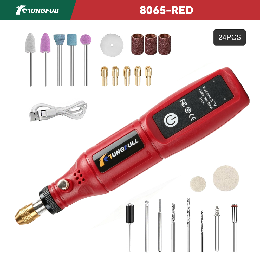 Power Tools Ingco - Outil rotatif sans fil TUNGFULL 3.7V,