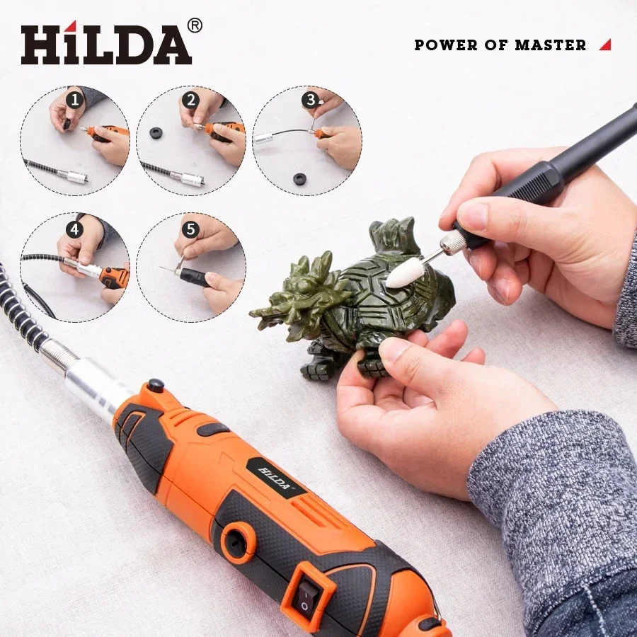 Power Tools Ingco - HILDA 200W graveur perceuse électrique gravure