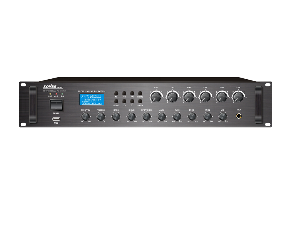 Power Tools Zones - Amplificateur de sonorisation numérique 500W 80Hz~16kHz