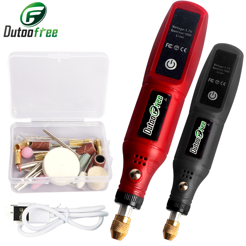 Power Tools Ingco - Kit d'outils rotatifs sans fil USB,