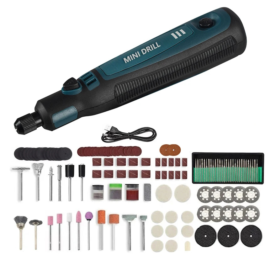 Power Tools Ingco - Perceuse électrique sans fil, broyeur, outil