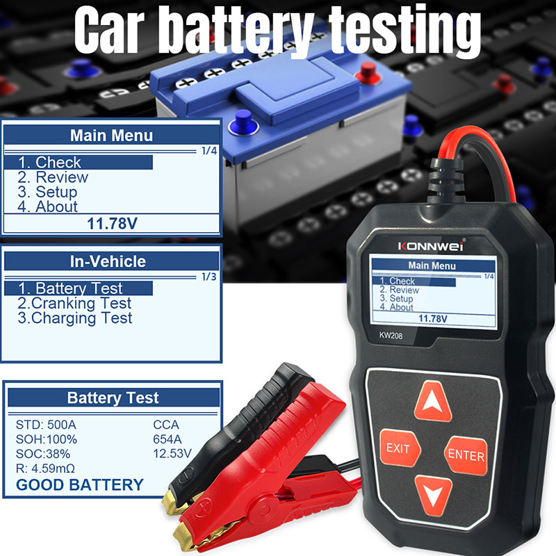 Testeur de batterie de voiture - Power Tools English avis et prix