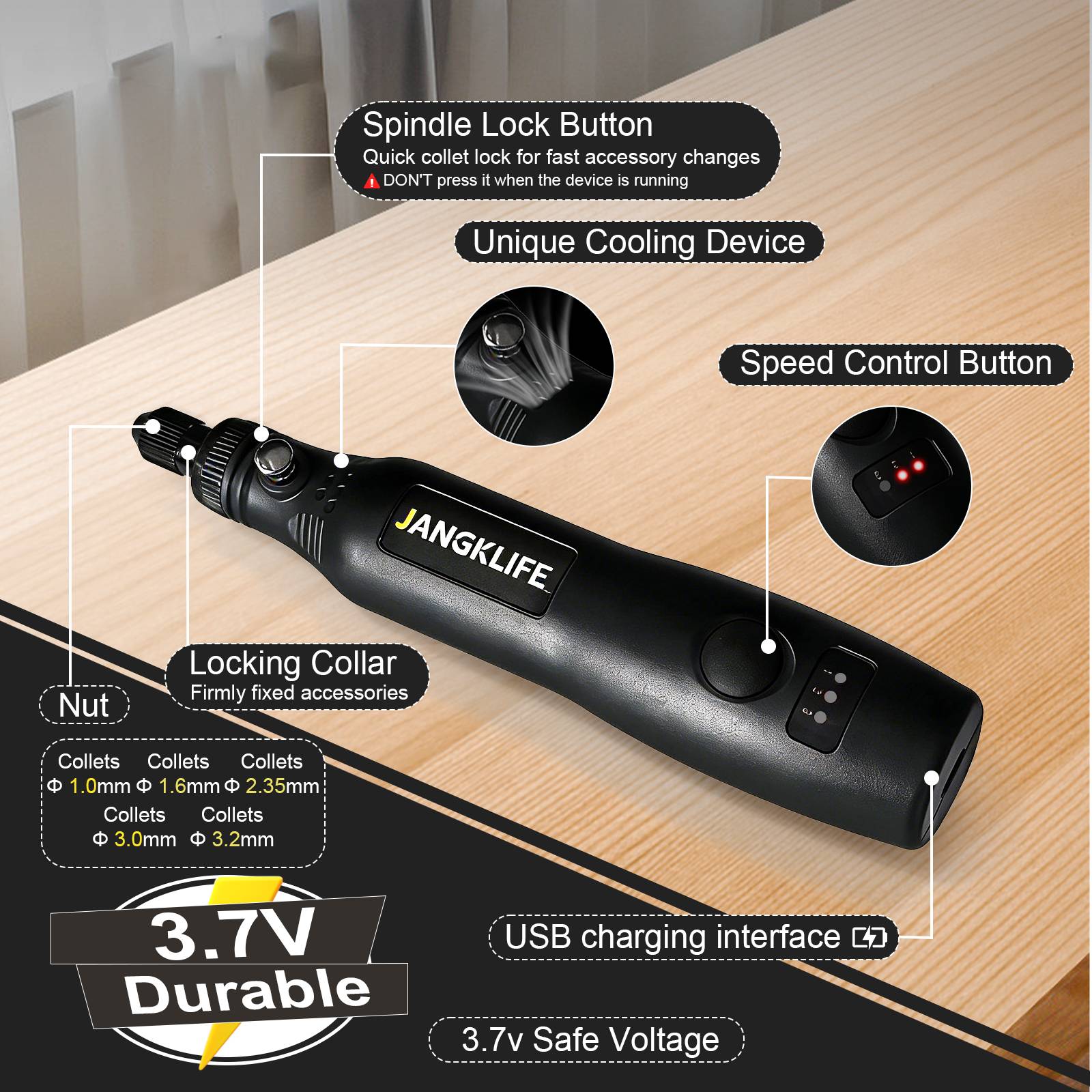 JANGKLIFE USB Kit d'outils rot - Power Tools Ingco avis et prix