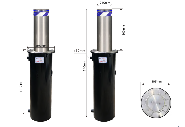 Borne ascendante hydraulique à - Power Tools Zones avis et prix